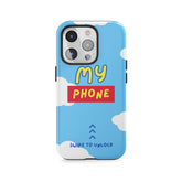 Mano telefono karikatūra Dangus